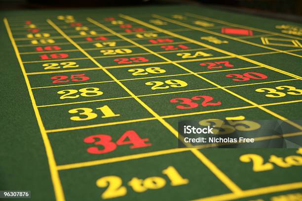 Roulette Table Stockfoto und mehr Bilder von Roulettetisch - Roulettetisch, Roulette, Chance