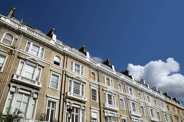 casas victorianas, londres - london england apartment uk real estate fotografías e imágenes de stock