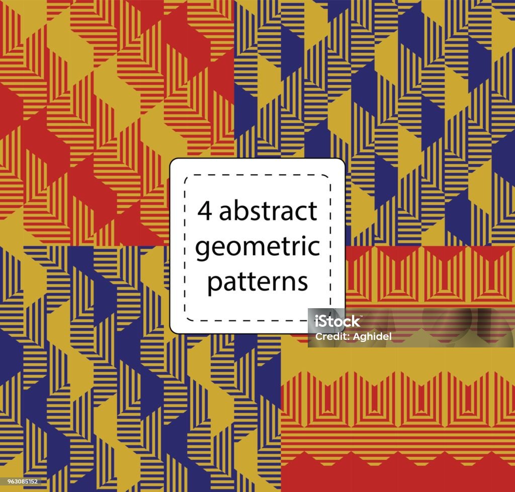 Simple Abstract Geometric Pattern Abstract Geometric Pattern Vector Background Simple Geometric Shapes ...