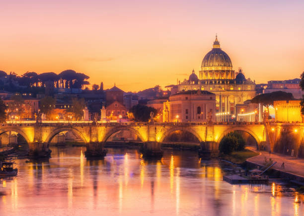 istock Rome, Italy with St Peter Basilica of the Vatican 963088122