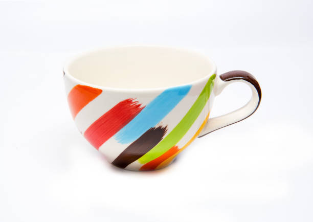 istock Close up of a beautiful cup on white background. 963089908