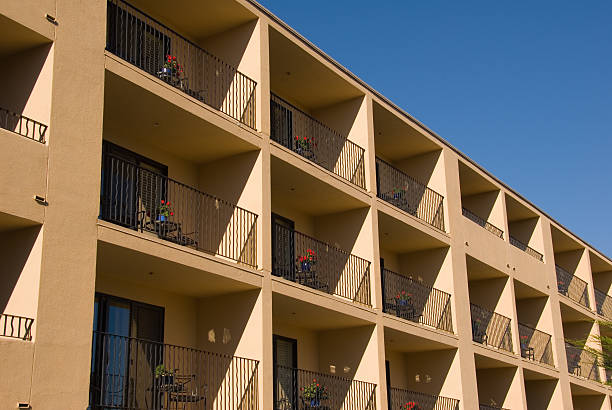 istock Balconlies on the facade of hotel 96309798