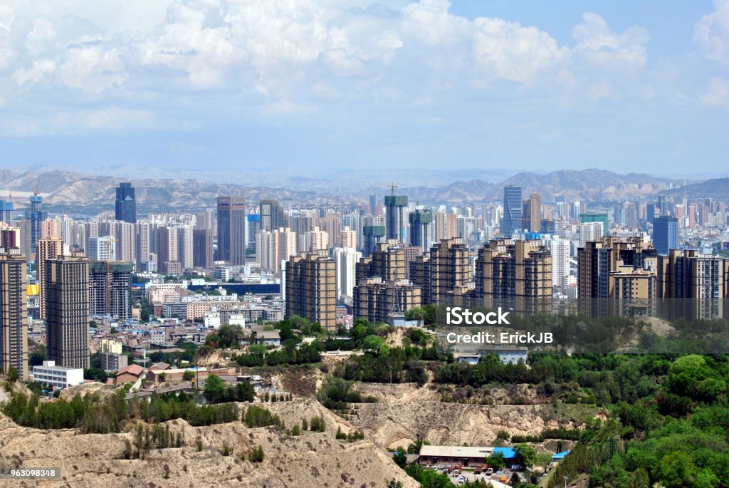 Panoramic View And Cityscape Of Lanzhou Gansu Province China Stock Photo -  Download Image Now - iStock