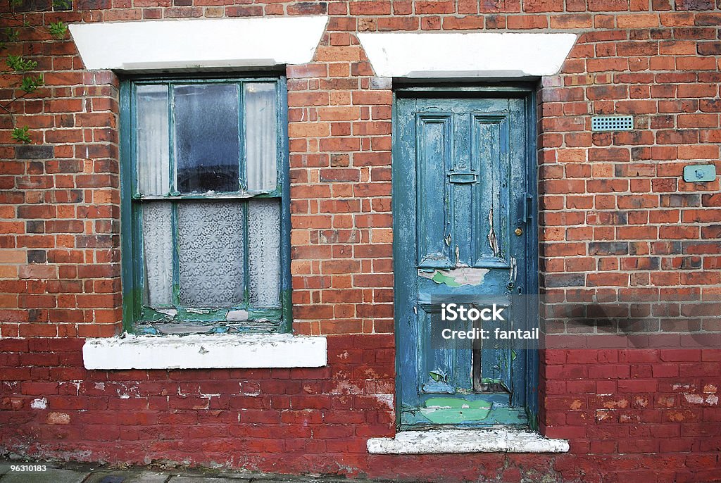 Old Terraced House.  House Stock Photo