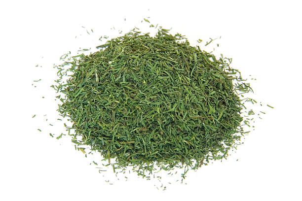 istock Pile of dill weed on white 96310280