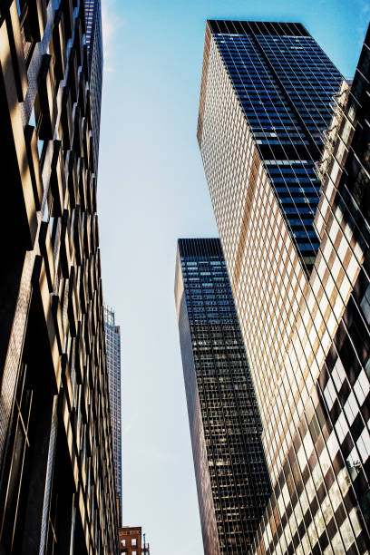 istock Skyscrapers in NYC financial district 963121548