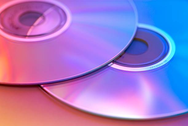 Compact Discs stock photo