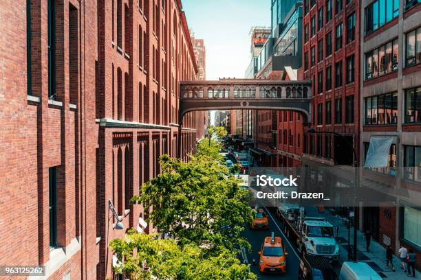 Old Street In The Lower Manhattan Near The High Line Stock Photo - Download Image Now