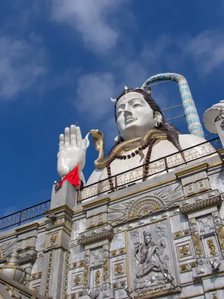 Ramayana Hindu God statue in Namchi City, Sikkim State in India, 15th April, 2013.