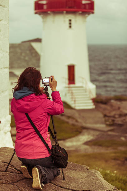 istock Tourist at Lindesnes Lighthouse in Norway 963127060