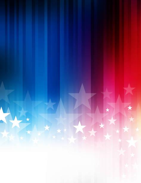 星の形の抽象的な背景 - presidential candidate点のイラスト素材／クリップアート素材／マンガ素材／アイコン素材