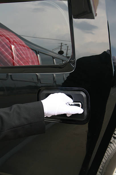 istock Opening Door with White Glove 96312777