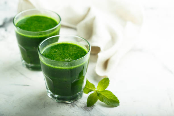 istock Homemade green smoothie 963130678
