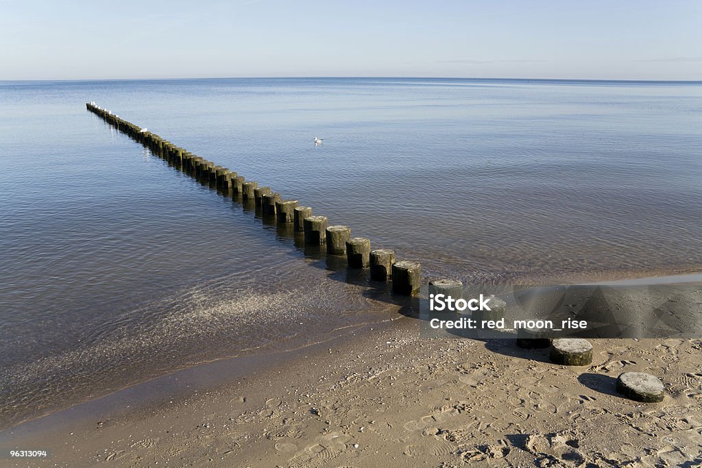 groyne  Hiddensee Stock Photo