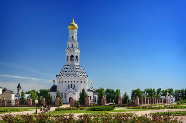 Church of the Holy Apostles Peter and Paul. Church of the Holy Apostles Peter and Paul. Temple-monument to soldiers who died during a large-scale tank battle under Prokhorovka. Prokhorovka, Russia belgorod photos stock pictures, royalty-free photos & images