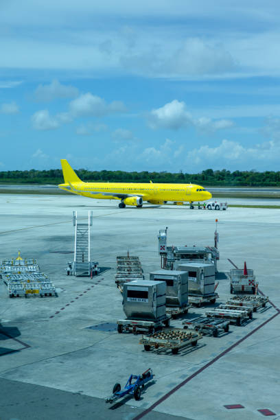 istock Airplane on tarmac ready to take off 963133394