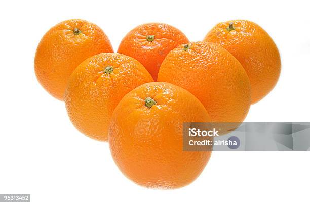 Foto de Seis De Laranja e mais fotos de stock de Alimentação Saudável - Alimentação Saudável, Branco, Comida