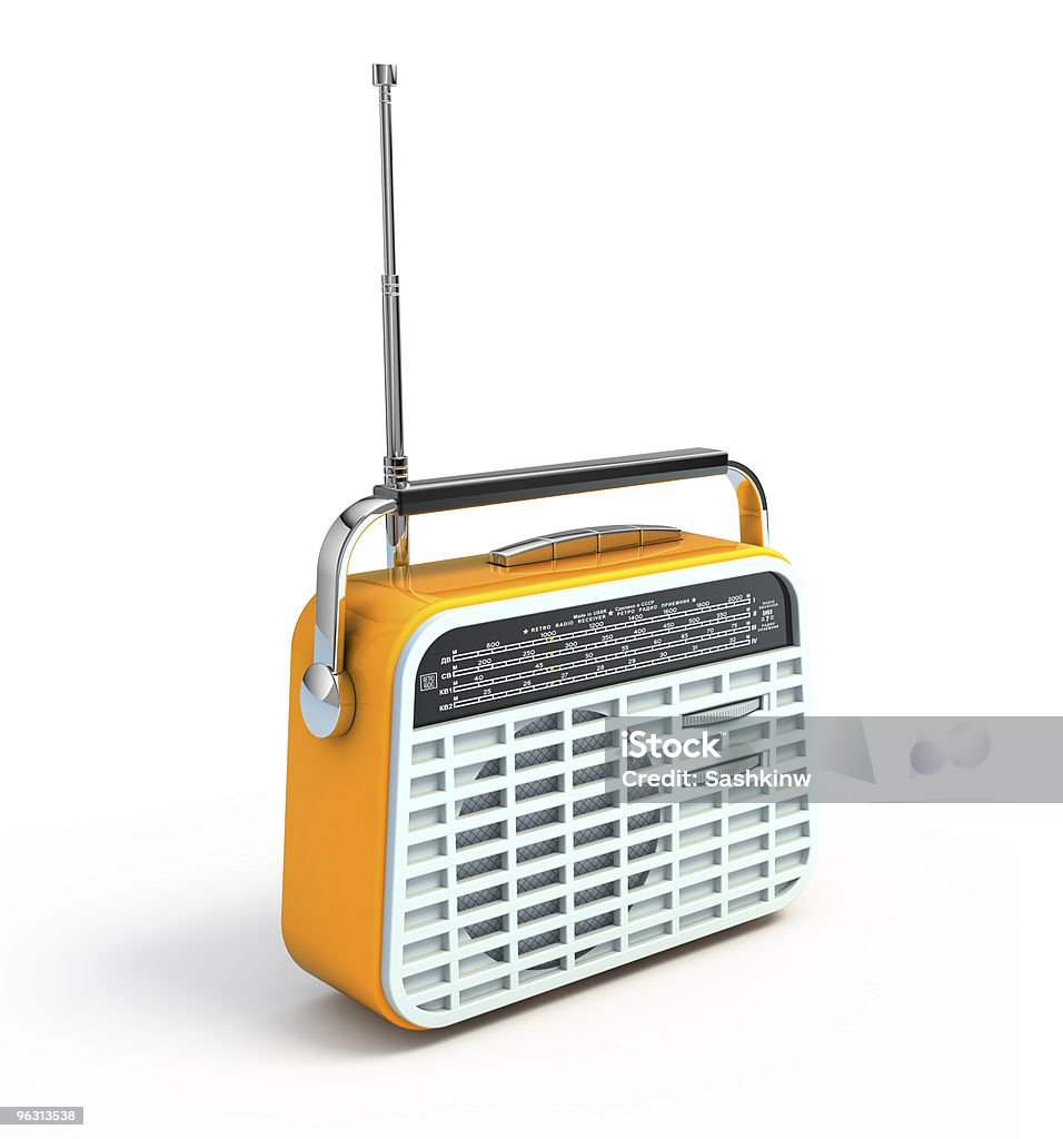 Retro radio - Foto de stock de 1960-1969 libre de derechos