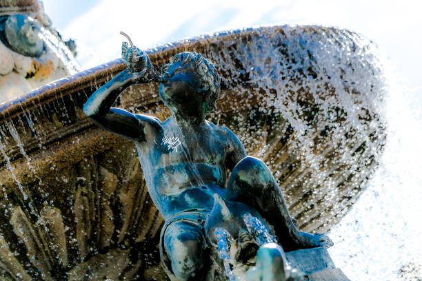 istock Close-up on statue fountain 963136276