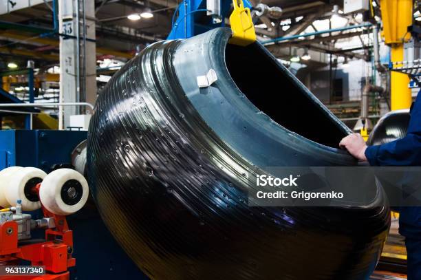 Manufacture Of Tires Stock Photo - Download Image Now - Tire - Vehicle Part, Manufacturing, Factory