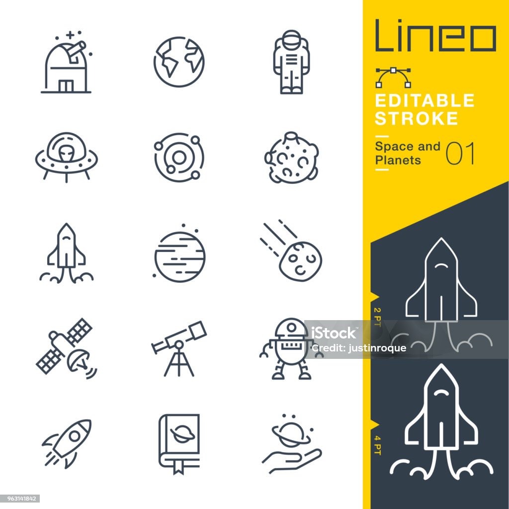 Lineo Editable Stroke - Space and Planets line icons Vector Icons - Adjust stroke weight - Expand to any size - Change to any colour Icon Symbol stock vector Lineo Editable Stroke - Space and Planets line icons Vector Icons - Adjust stroke weight - Expand to any size - Change to any colour Icon Symbol stock vector