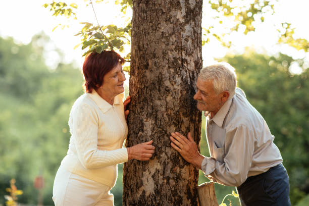 istock Senior couple in nature 963146770
