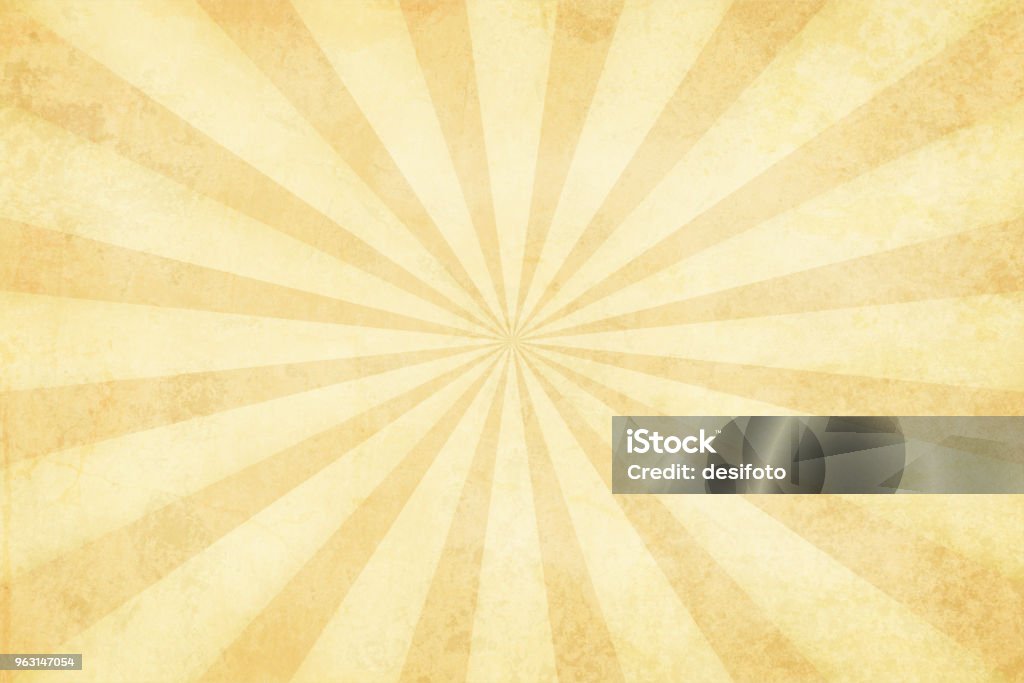 Vector illustration of grunge light brown sunburst Vector illustration of grunge light brown sunburst. Suitable for background, greeting card, wallpaper. Backgrounds stock vector