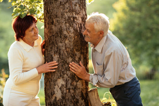 istock Senior couple in nature 963149500