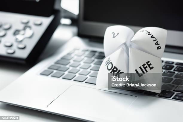 Work Life Balance Choices Stock Photo - Download Image Now - Wellbeing, Working, Occupation