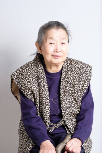 istock Japanese happy senior portrait 963151072