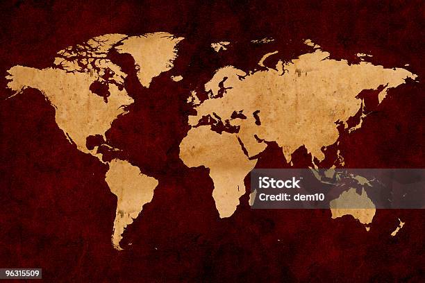 Мир Карта И Компас — стоковые фотографии и другие картинки Австралия - Австралазия - Австралия - Австралазия, Азия, Антиквариат