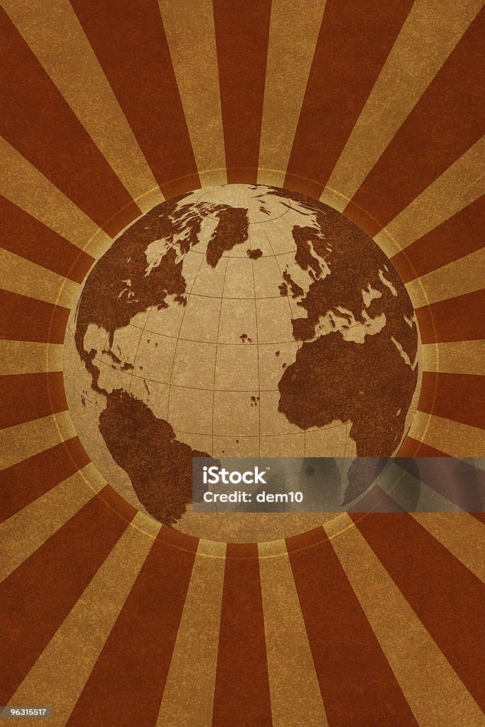 Globo mundo (da Europa, Ásia, África - Foto de stock de Abstrato royalty-free