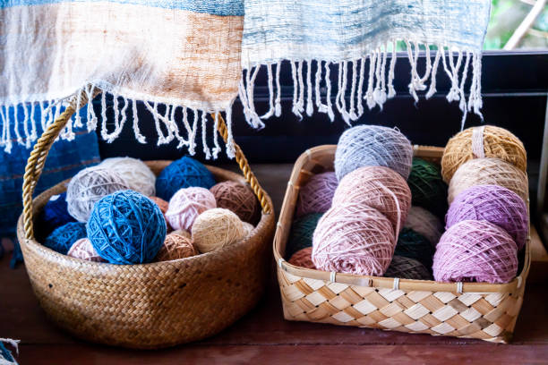 istock Colorful of Linen Threads Rope Yarn 963156516