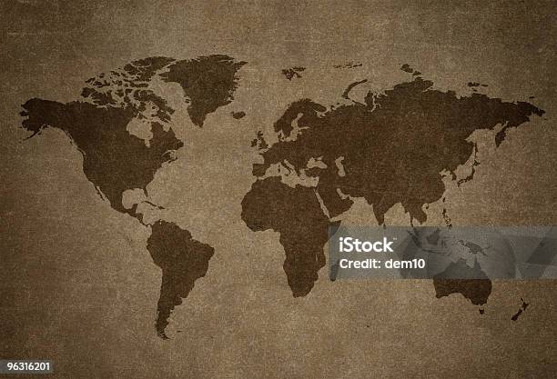 Świat Mapa I Kompas - zdjęcia stockowe i więcej obrazów Mapa świata - Mapa świata, Powrót do retro, Staromodny