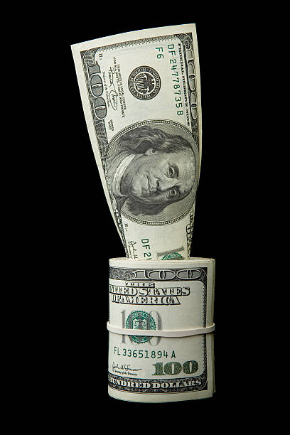 istock Roll of hundred dollar bills 96316778