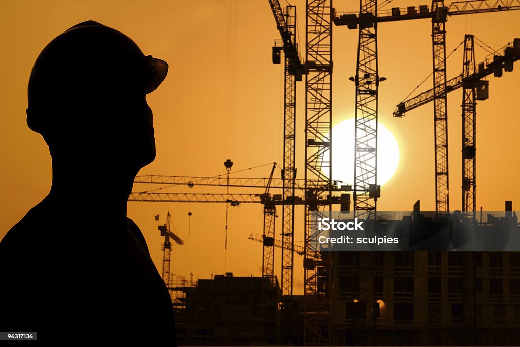 Trabajador de construcción - Foto de stock de Adulto libre de derechos