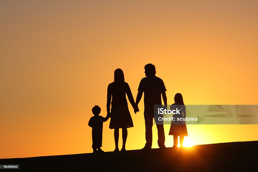 Familia de cuatro - Foto de stock de Familia libre de derechos