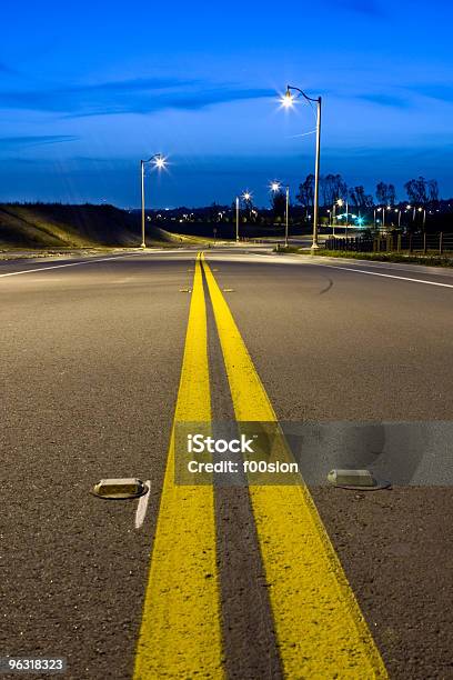 Empty Road Stock Photo - Download Image Now - Abandoned, Asphalt, Blue