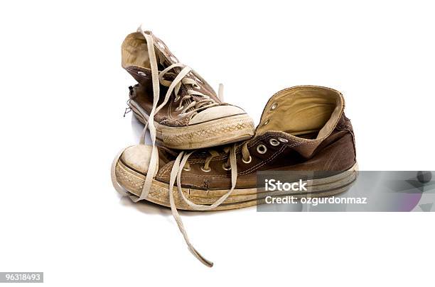 Old Sneakers Stock Photo - Download Image Now - Canvas Shoe, Casual Clothing, Clothing