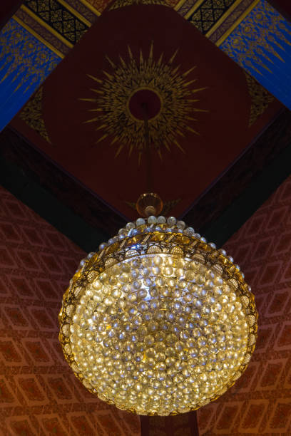 istock chandelier at the corner In the dark 963186658