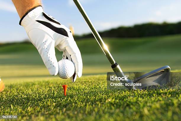 Golf Glove Stock Photo - Download Image Now - Golf, Tee - Sports Equipment, Golf Ball