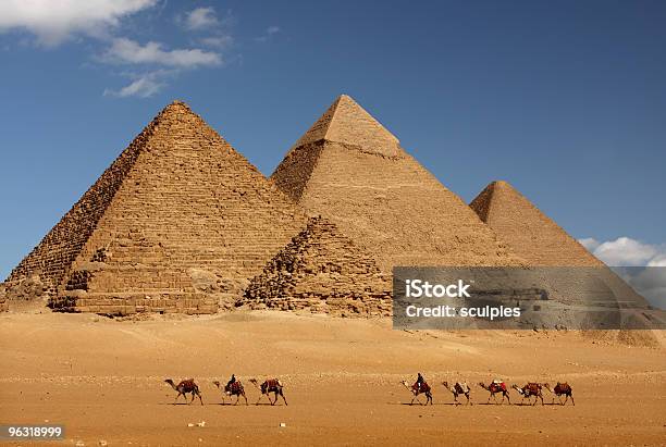 Pyramids Egypt Stock Photo - Download Image Now - Pyramid, Pyramid Shape, Giza