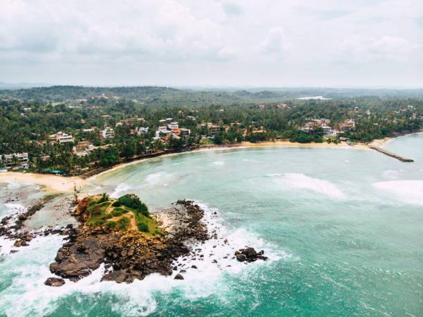istock Palm Beach aerial view, Mirisa Sri Lanka. 963190658