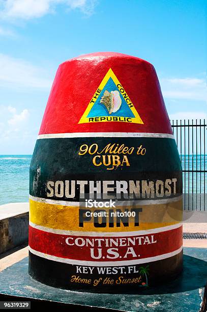 Southernmost Point Continental In Key Westflorida Stock Photo - Download Image Now