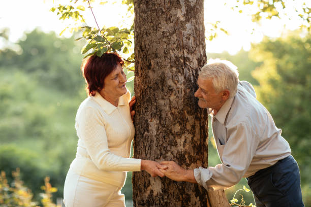 istock Romantic senior couple  outdoors 963197134