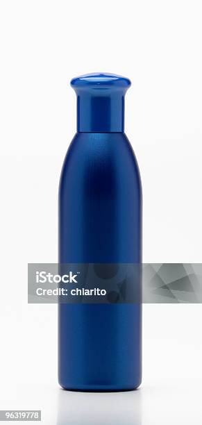Blue Bottle Stock Photo - Download Image Now - Beautician, Beautiful People, Beauty