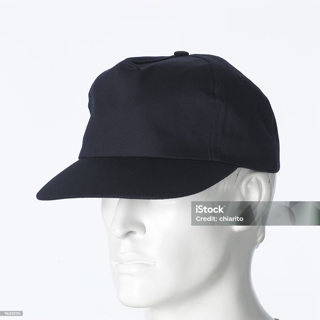 blue cap  At The Edge Of Stock Photo