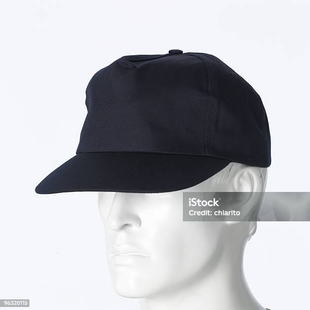 Blue Cap Stock Photo - Download Image Now - At The Edge Of, Baseball Cap, Blank