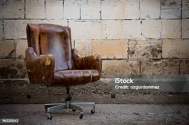 The End Stock Photo - Download Image Now - Leather, Chair, Armchair