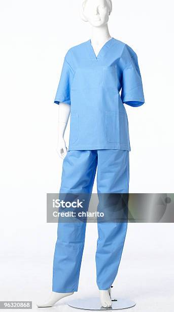 Nurses Uniform Stock Photo - Download Image Now - Adult, Blue, Color Image